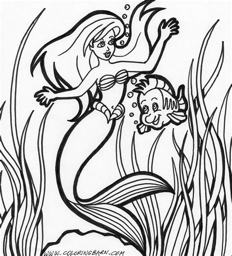 Click the thumbnail pictures below to see the full sized printable picture, then print them out and fill the black and white. Mermaid Coloring Pages Printable | Kids Coloring Pages