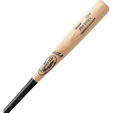Louisville Slugger C243 Pro Stock Ash Wood Baseball Bat Black Natural