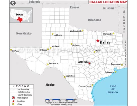 Buy Dallas Location Map