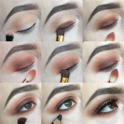 easy brown smokey eye step by step tutorial brown smokey eye makeup smokey eye for brown