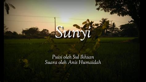 Beranda-Membaca Puisi (Puisi Sunyi| Oleh Anis Humaidah) - YouTube