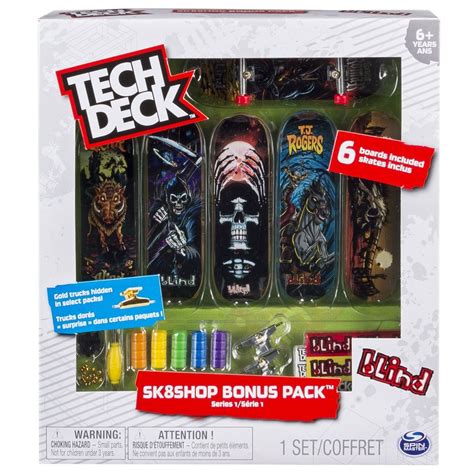 Tech Deck Skate Shop Bonus Pack Asst 6pk The Granville Island Toy