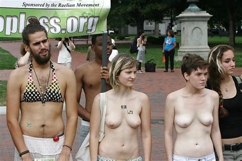 Topless Protesters Tits Out In Public 40 Pics Xhamster