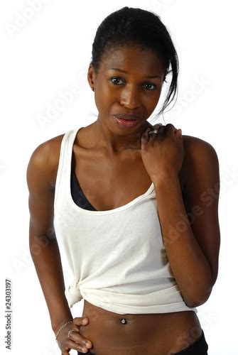 Belle Jeune Femme Noire Sexy Photo Libre De Droits Sur La Banque D Images Fotolia Com Image