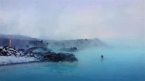 Blue Lagoon Iceland On A Winterday Youtube