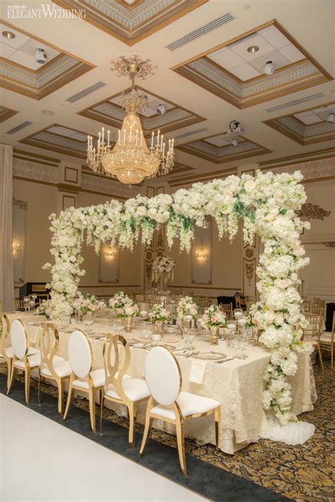 White And Gold Luxury Wedding Inspiration Elegantweddingca Cheap