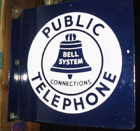 Image Detail For Bell System Public Telephone Advertising Porcelain