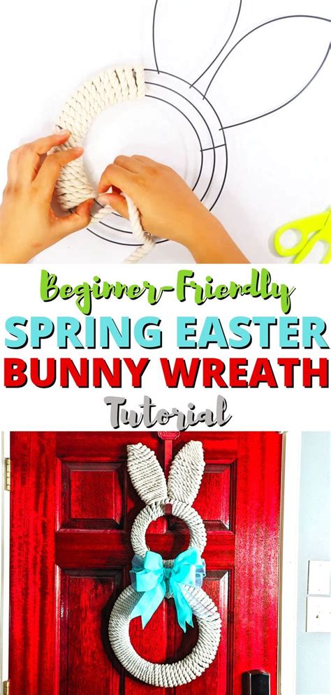 Adorable Bunny Wreath Tutorial You Need To See In 2024 Easter Bunny