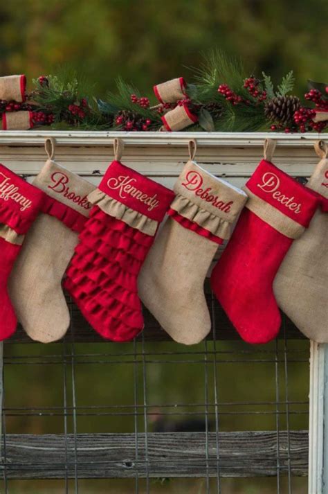 20 Personalized Christmas Stockings Cute Monogrammed Stocking Ideas