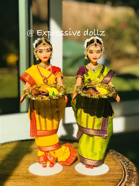 Pin By Meera Balaji On Navarathri Golu Homemade Dolls Wedding Doll Dolls Handmade