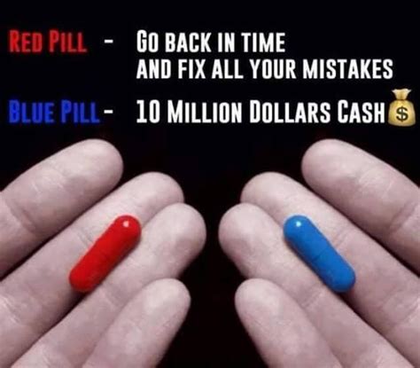 The bottom frame used in this meme comes from the matrix revisited xkcd comic. Red pill or blue pill? Which one would you choose? And why ...
