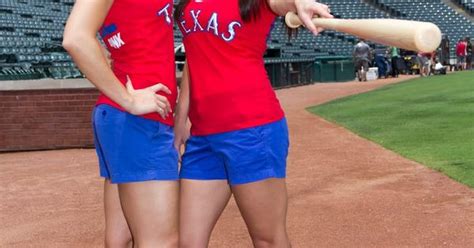 fox sports southwest girls liddy and kaime texas rangers national pastime ⚾ pinterest