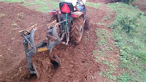 Pushpak Delux Plough 25 Hp Mechanical Plough Trial On Kubota Tractor