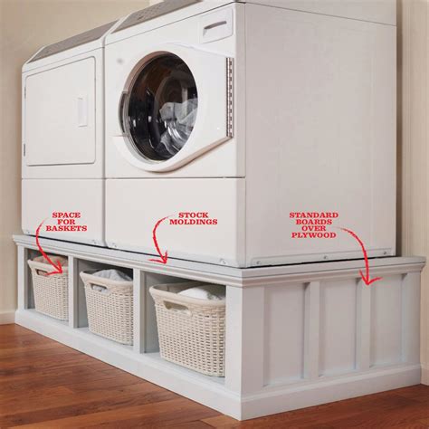 The procedure for transforming your laundry room into a diy makeover with farmhouse style can readily be completed in stages, and therefore don't be worried if you've got to take your time. How to Build a Laundry Room Pedestal | The Family Handyman