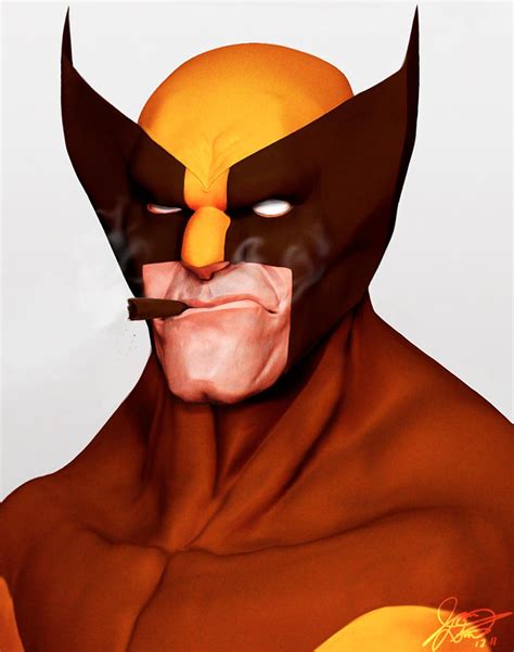 Classic Wolverine Portrait By Jamarsdesign On Deviantart