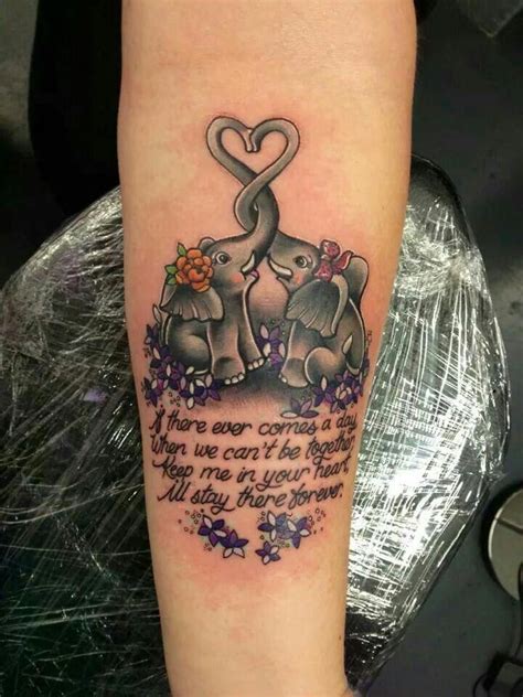 Can you get a tattoo while pregnant? Cute elephants tattoo dedicated to my nana | Tattoos for ...