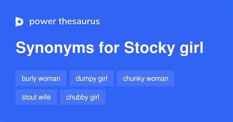 stocky girl synonyms 66 words and phrases for stocky girl