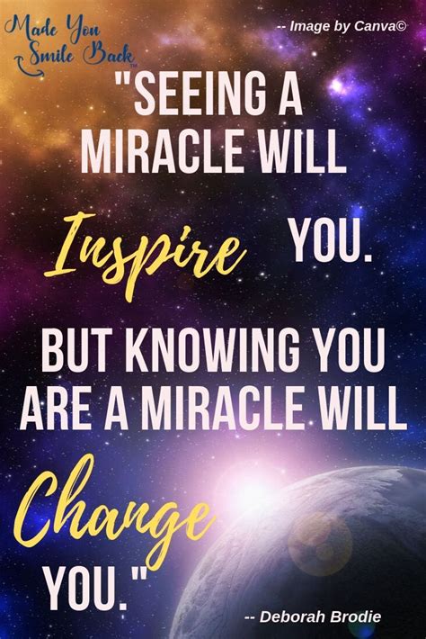 Do You Believe In The Power Of Miracles Made You Smile Back Offers