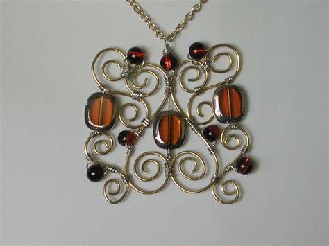 Wire Jewelry Idea Ironwork Inspiration Jewelry Making Blog