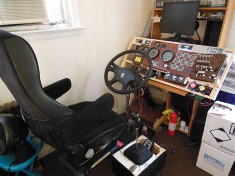 Semi Truck Simulator Cockpit Homemade Cockpit For Euro Truck Simulator 2 Racing Games