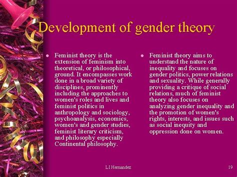 History Of Gender The Development Of Gender Theory