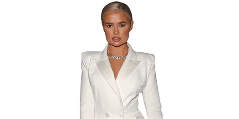 molly mae hague white outfit half body buddy celebrity cutouts