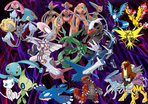 Legendary Pokemon Collage By Micvic709 On Deviantart Pokemon Anime