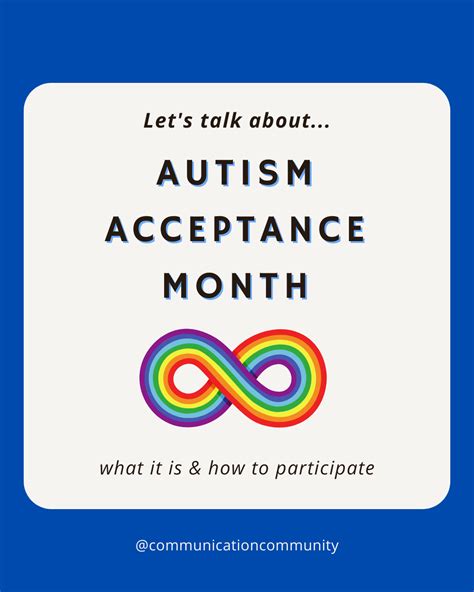 Autism Acceptance Month How To Participate