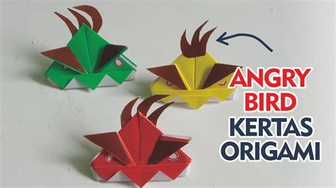 Cara membuat lampion angry bird. CARA MEMBUAT ANGRY BIRD ORIGAMI - YouTube