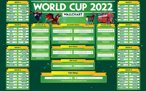 World Cup Wallchart Download Paddy S Qatar 2022 Fixtures Guide