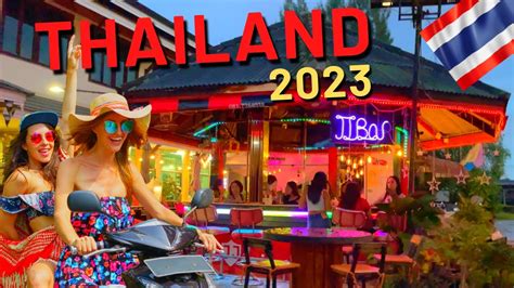 Koh Samui Lamai Beach Nightlife Walking Tour 2023 Youtube