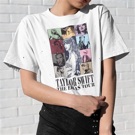 Camiseta Unissex Taylor Swift The Eras Tour Poster Do Show Elo7