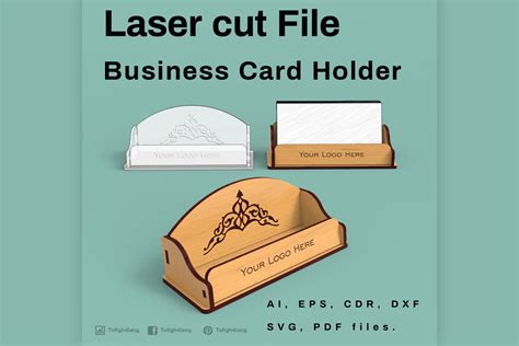 Business Card Holder Laser Cutting File 481314 Cut Files Design