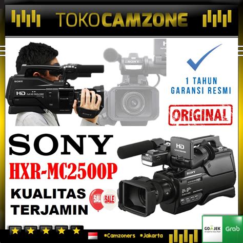 jual sony camcorder hxr mc 2500 mc2500 hxr mc2500 sony indonesia shopee indonesia
