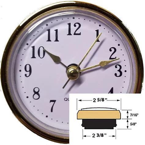 Uhren And Schmuck 3 Styles New 2 58 2 916 Complete Clock Insert Or