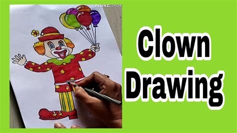 How To Draw Clown Step By Stepchildrens Day Specialdrawing By