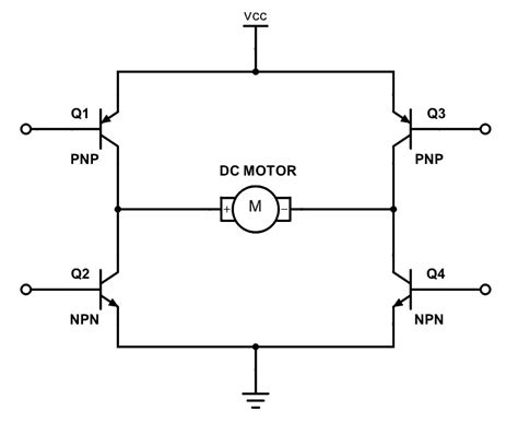 H Bridge Transistor Circuit Download Scientific Diagram