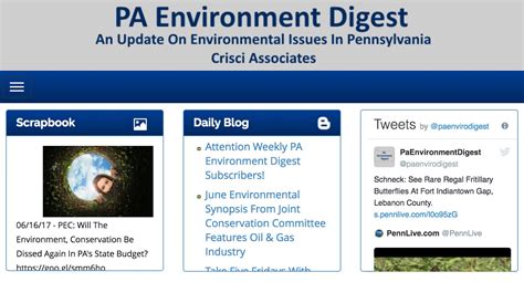 Pa Environment Digest Blog Attention Weekly Pa Environment Digest