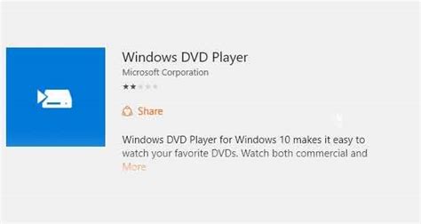 Windows 10 Windows Dvd Player Plante Microsoft Enquête Ginjfo