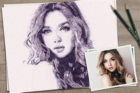 Photoshop Pencil Drawing Turn Photos Into Pencil Sketch My XXX Hot Girl
