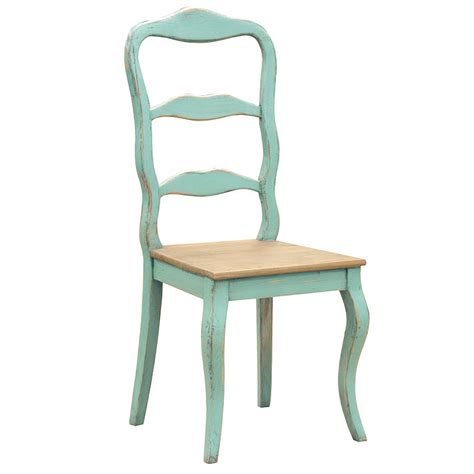 As any others dining table, it consists of one big table and four chairs. Distressed Turquoise Dining Chair By Out There Interiors ...