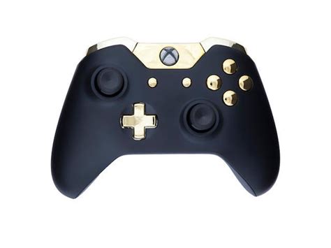 Xbox One Controller Matte Black And Gold Edition