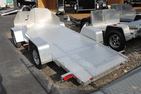 The baxley trailer is a pretty cool way to transport your bike; Open Motorcycle Trailer for Sale