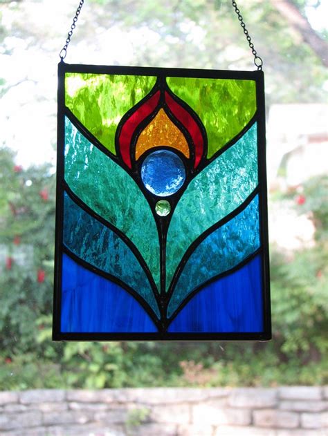 Stained Glass Patterns Easy Beginner Glass Designs