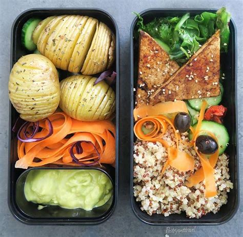 Hows This Vegan Bento Box From Pastryandtravel For A Perfect Ending
