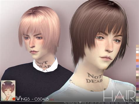 Sims 4 Ccs The Best Hair By Wingssims