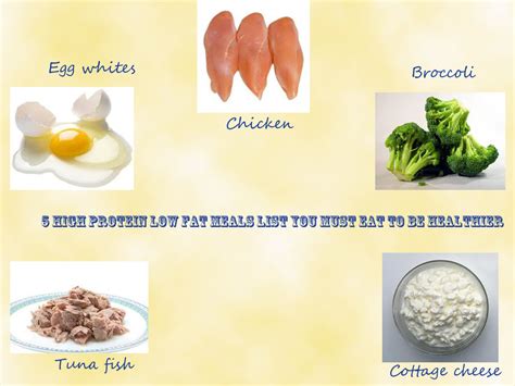 Protein is necessary for a healthy body. 5 High Protein Low Fat Meals List You Must Eat to Be Healthier ~ Top Healthy Eating