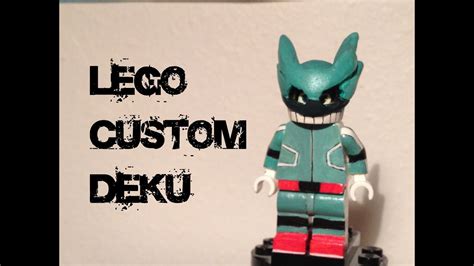 My Hero Academia Lego Custom Deku Youtube