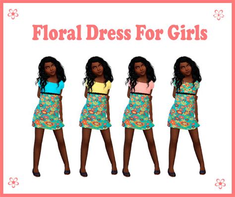 Floral Dress The Sims 4 Catalog