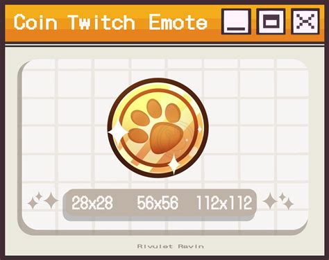 Coin Emote Twitch Etsy
